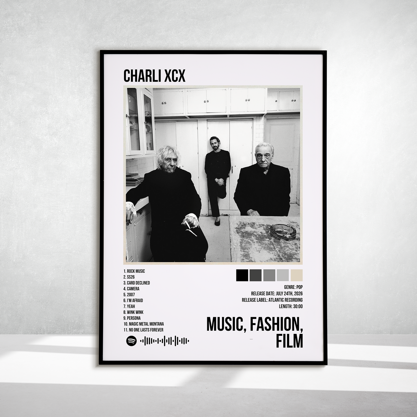 Music, Fashion, Film