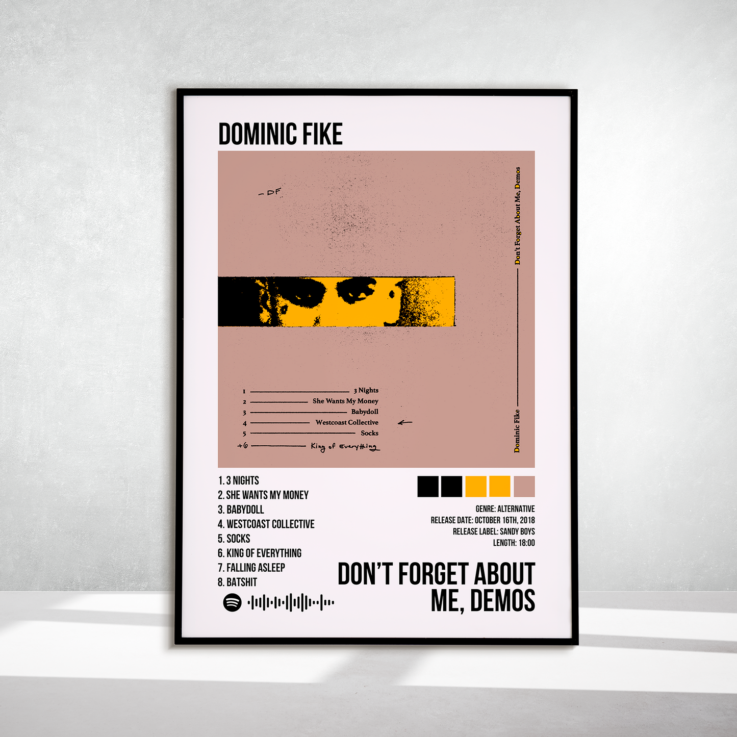Don't Forget About Me, Demos