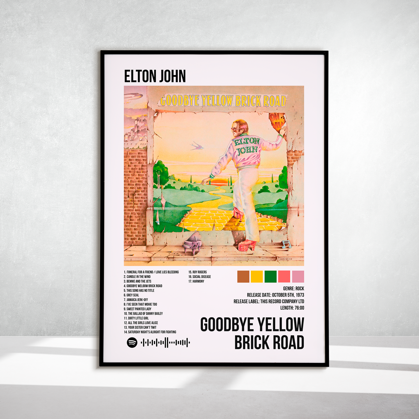 Goodbye Yellow Brick Road